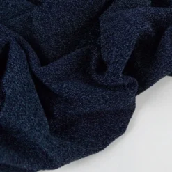 Tissu maille pailleté Aurora Bleu nuit
