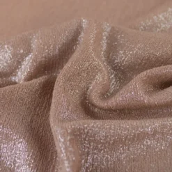 Tissu maille pailleté Shiny Rose gold