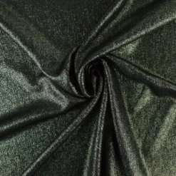 Tissu maille pailleté Shiny Vert foncé