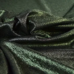 Tissu maille pailleté Shiny Vert foncé