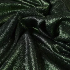 Tissu maille pailleté Shiny Vert foncé
