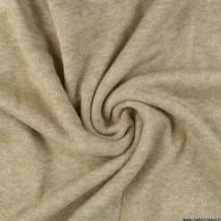 Tissu maille tricot coloris beige