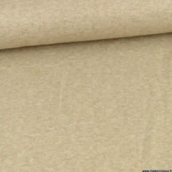 Tissu maille tricot coloris beige