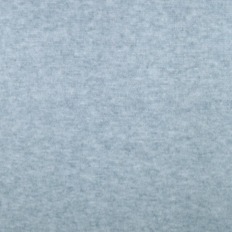 Tissu maille tricot coloris céladon chiné