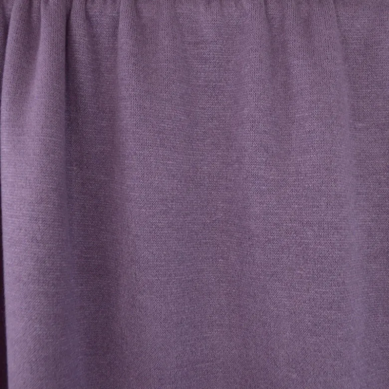 Tissu maille tricot coloris Prune