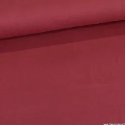 Tissu maille tricot coloris Rouge Hermès