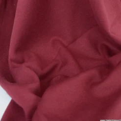 Tissu maille tricot coloris Rouge Hermès