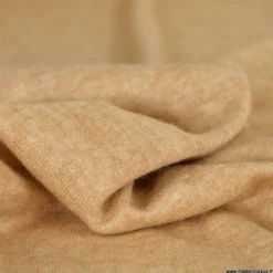 Tissu maille viscose fine - Champagne