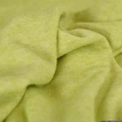 Tissu maille viscose fine - citron vert
