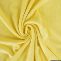 Tissu maille viscose fine - Vanille
