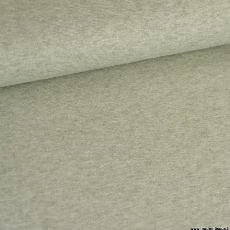 Tissu maille viscose fine - vert Kaki