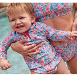Tissu maillot de bain imprimé Darwin Flora à motif fleuri