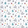 Tissu maillot de bain - sous-marins et animaux des mers - OEKO TEX