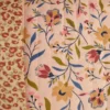 Tissu Matelassé coton Vertical Evelyne et Karli - fleurs et léopard