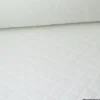 Tissu Matelassé Double Gaze OEKO TEX - Blanc