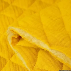 Tissu Matelassé Double Gaze OEKO TEX - Moutarde