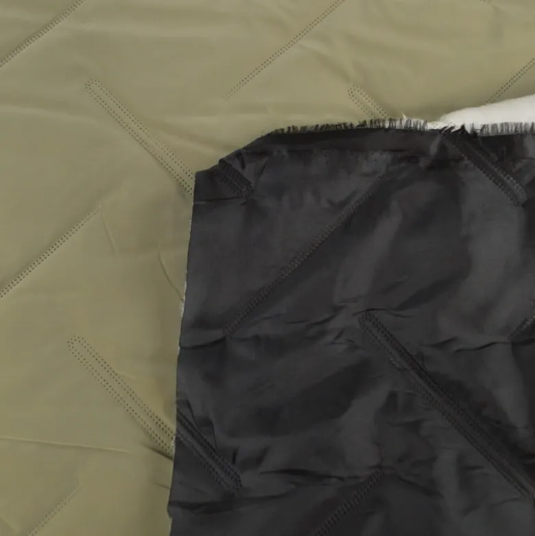 Tissu matelassé Mila Vert kaki