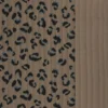 Tissu Matelassé vertical Fauve - Léopard Taupe - OEKO TEX