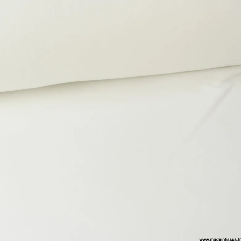 Tissu Micro polaire Blanc - OEKO TEX