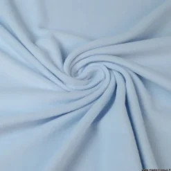 Tissu Micro polaire bleu Campanule - OEKO TEX