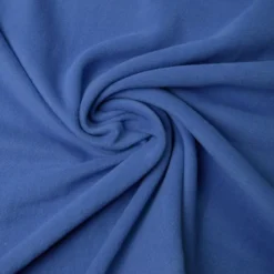 Tissu Micro polaire Bleu liberty- OEKO TEX