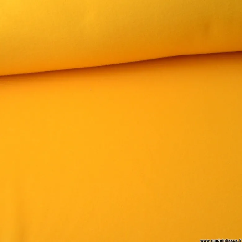 Tissu Micro polaire Jaune matra - OEKO TEX