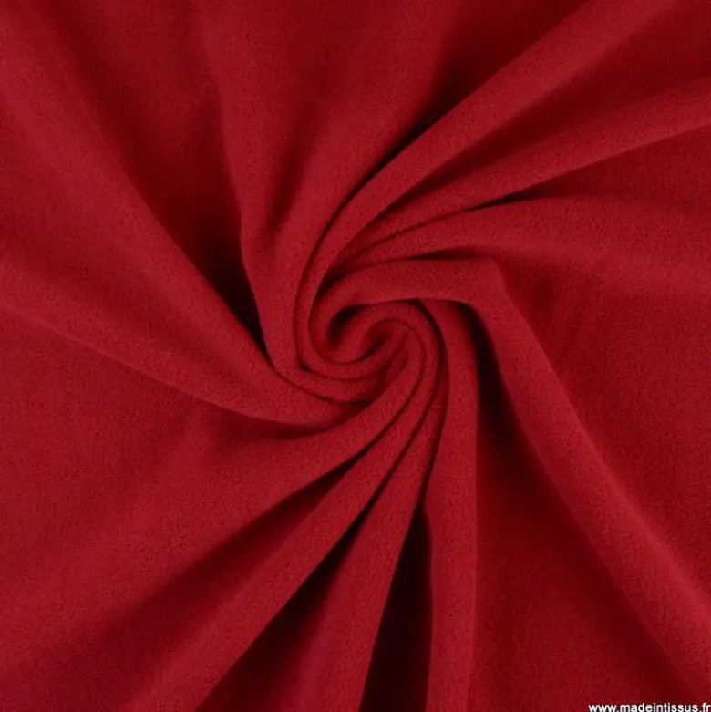 Tissu Micro polaire new cherry - OEKO TEX