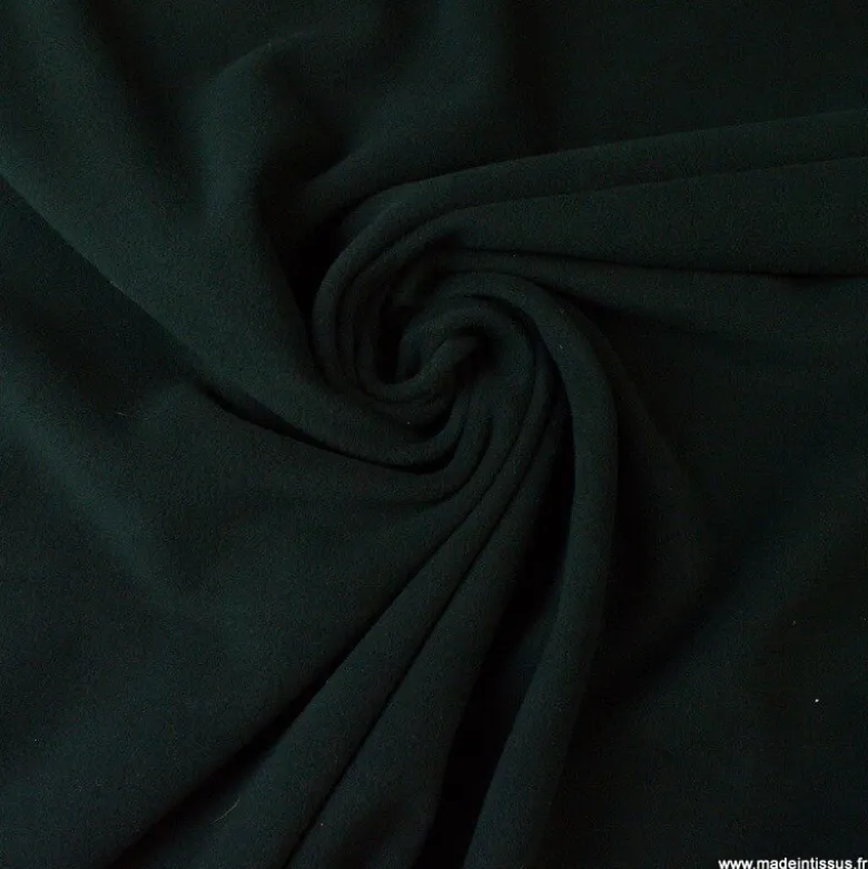Tissu Micro polaire Noir - OEKO TEX