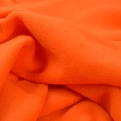 Tissu Micro polaire orangina - OEKO TEX