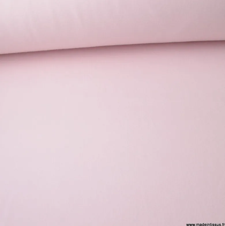 Tissu Micro polaire Rose - OEKO TEX