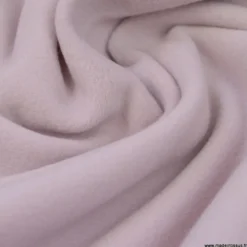 Tissu Micro polaire Rose Pudeur - OEKO TEX