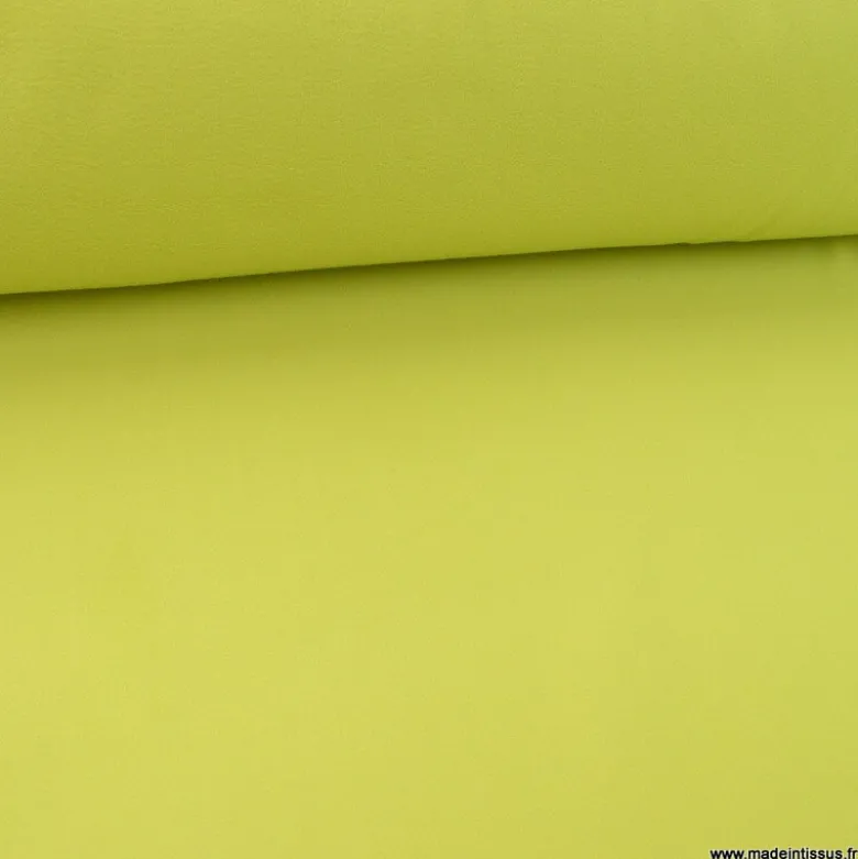 Tissu Micro polaire vert Apple - OEKO TEX