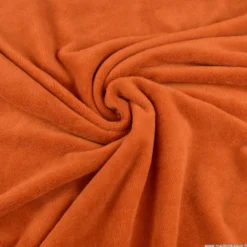 Tissu micro éponge de bambou Brique - OEKO TEX