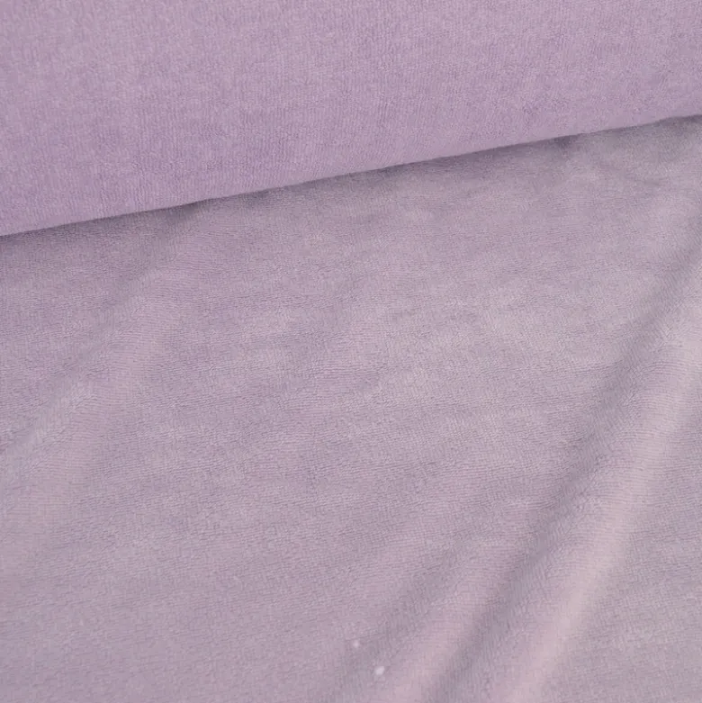 Tissu micro éponge de bambou lilas clair - OEKO TEX