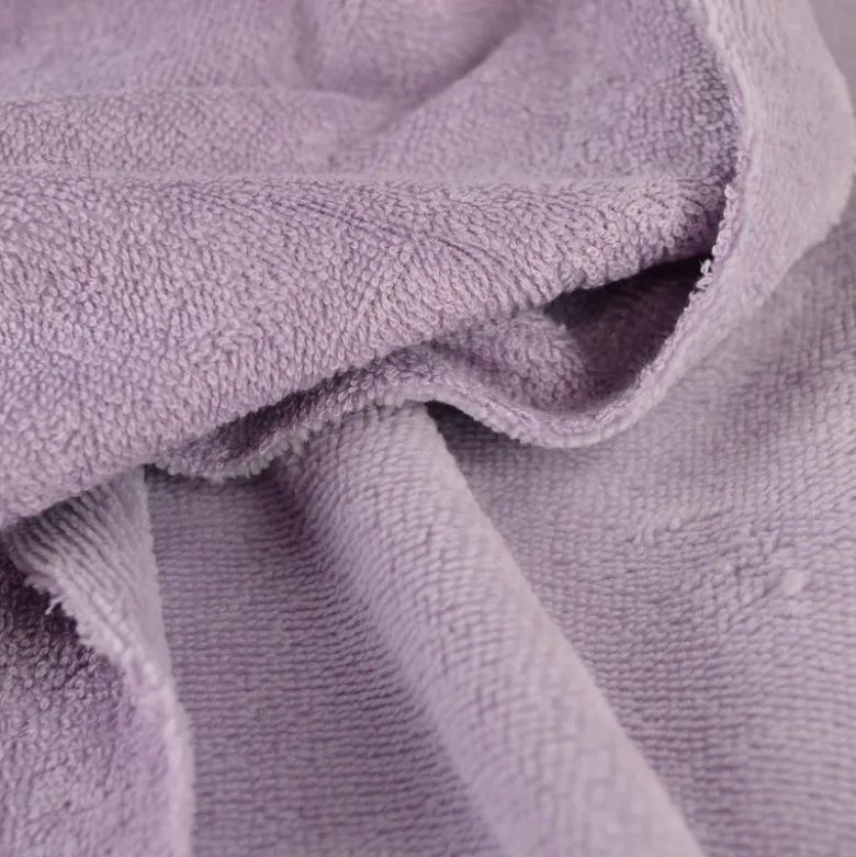 Tissu micro éponge de bambou lilas clair - OEKO TEX