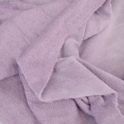 Tissu micro éponge de bambou lilas clair - OEKO TEX