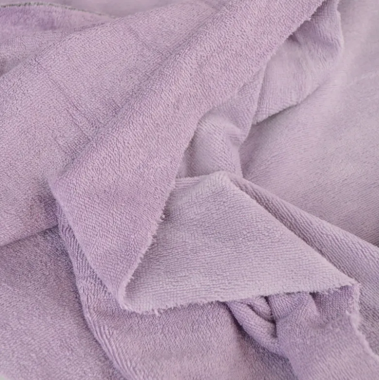 Tissu micro éponge de bambou lilas clair - OEKO TEX