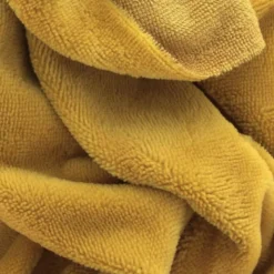 Tissu micro éponge de bambou Moutarde - OEKO TEX
