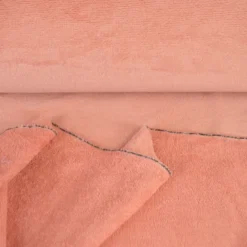 Tissu micro éponge de bambou Pêche poudré - OEKO TEX