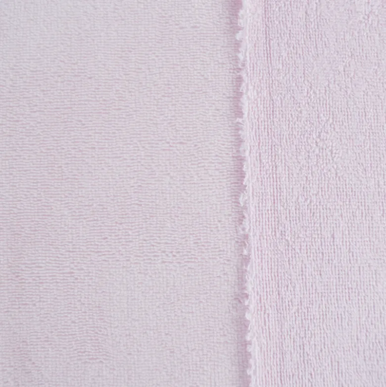 Tissu micro éponge de bambou Rose clair - OEKO TEX