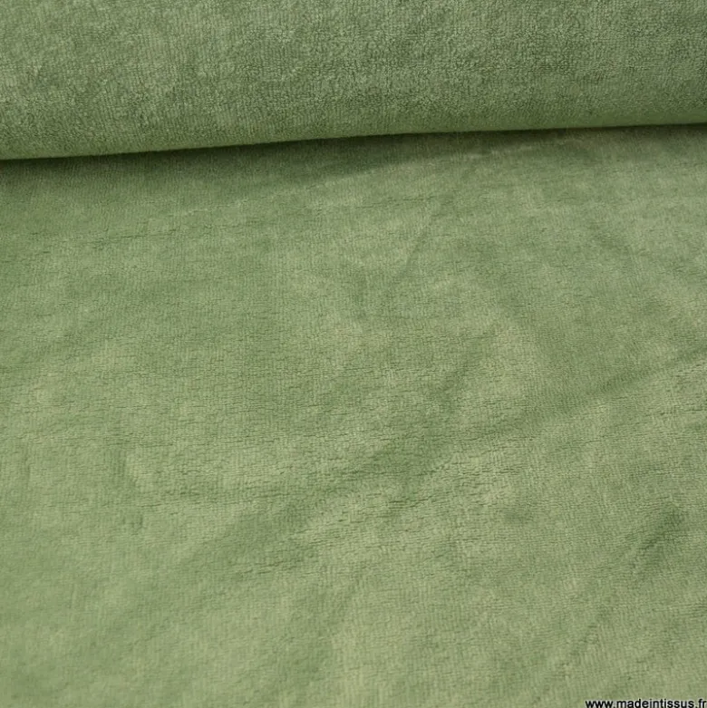 Tissu micro éponge de bambou Romarin - OEKO TEX