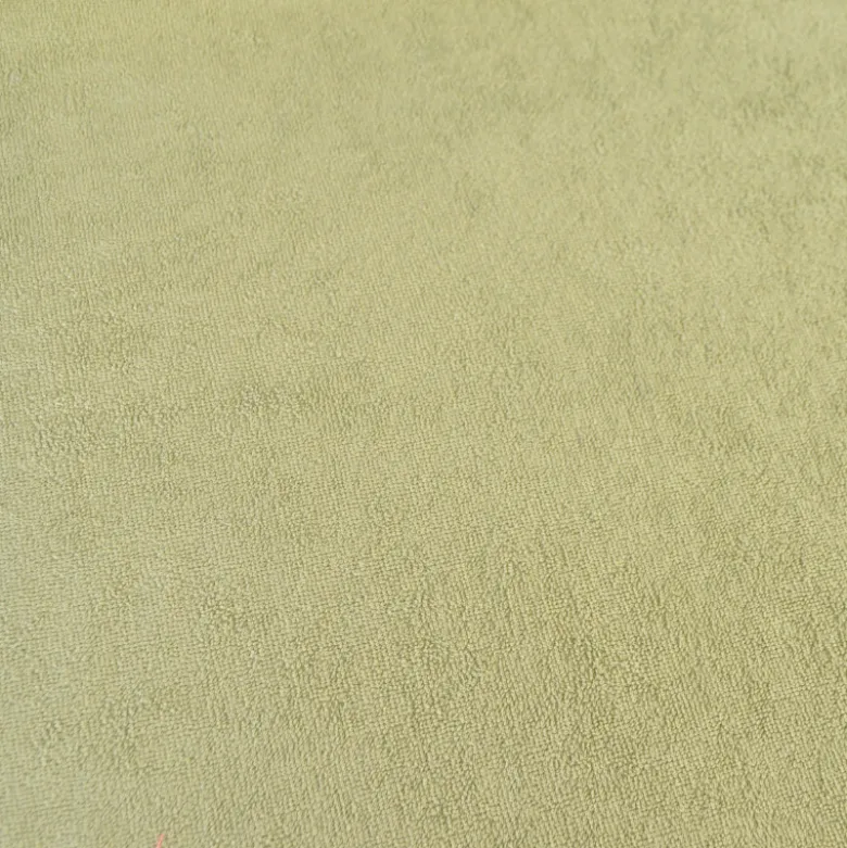 Tissu micro éponge de bambou Vert amande - OEKO TEX