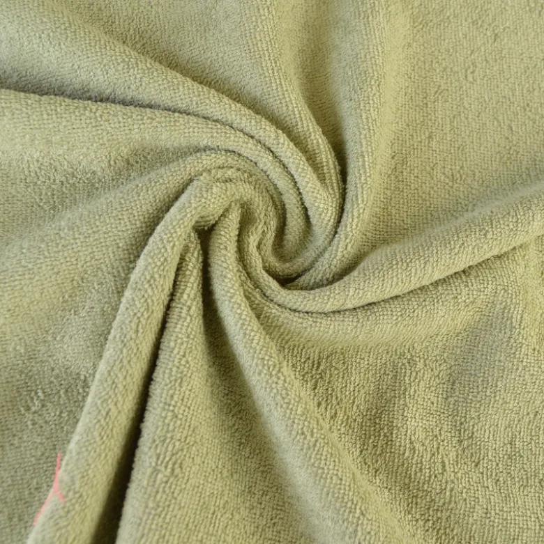 Tissu micro éponge de bambou Vert amande - OEKO TEX