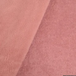 Tissu micro éponge de bambou Vieux Rose - OEKO TEX