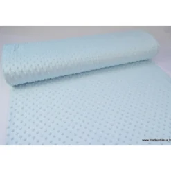 Tissu minky POIS CIEL - OEKO TEX