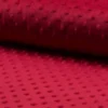 Tissu minky pois Fraise