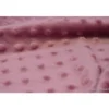 Tissu minky POIS Framboise - oeko tex