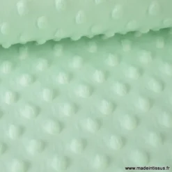 Tissu minky POIS MENTHE