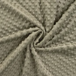 Tissu minky pois Vert Tilleul - OEKO TEX