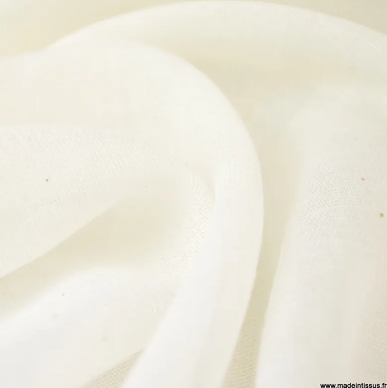 Tissu mousseline de coton certifié contact alimentaire
